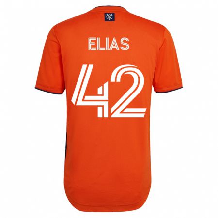 Kandiny Hombre Camiseta Piero Elias #42 Negro 2ª Equipación 2023/24 La Camisa Chile