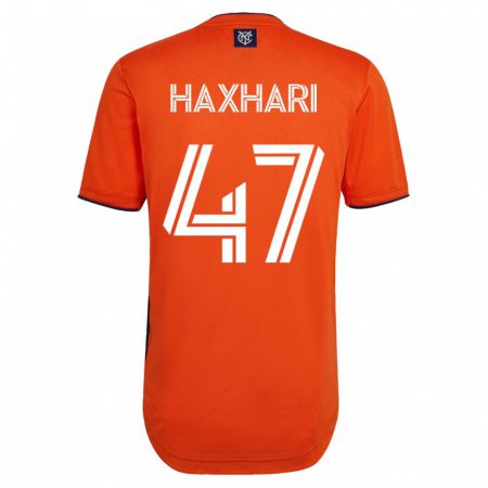 Kandiny Hombre Camiseta Klevis Haxhari #47 Negro 2ª Equipación 2023/24 La Camisa Chile