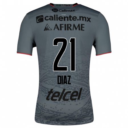 Kandiny Hombre Camiseta Ricardo Díaz #21 Gris 2ª Equipación 2023/24 La Camisa Chile