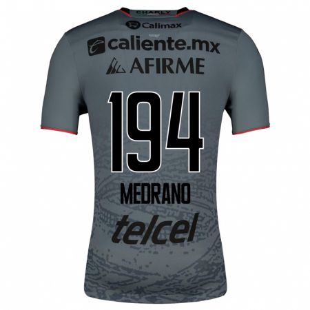 Kandiny Hombre Camiseta Luis Medrano #194 Gris 2ª Equipación 2023/24 La Camisa Chile