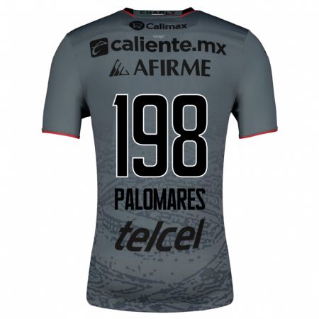 Kandiny Hombre Camiseta Ramón Palomares #198 Gris 2ª Equipación 2023/24 La Camisa Chile