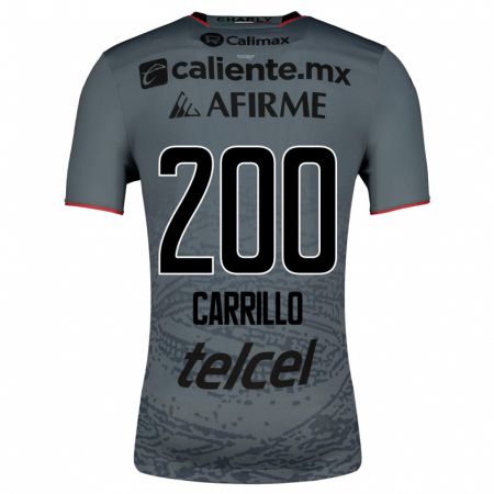 Kandiny Hombre Camiseta Manuel Carrillo #200 Gris 2ª Equipación 2023/24 La Camisa Chile