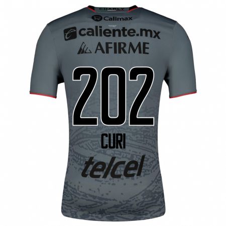 Kandiny Hombre Camiseta Sahid Curi #202 Gris 2ª Equipación 2023/24 La Camisa Chile