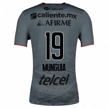 Kandiny Hombre Camiseta Mariana Munguía #19 Gris 2ª Equipación 2023/24 La Camisa Chile