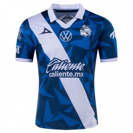 Kandiny Hombre Camiseta Brayan Angulo #26 Azul 2ª Equipación 2023/24 La Camisa Chile
