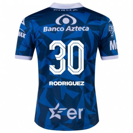 Kandiny Hombre Camiseta Jesús Rodríguez #30 Azul 2ª Equipación 2023/24 La Camisa Chile