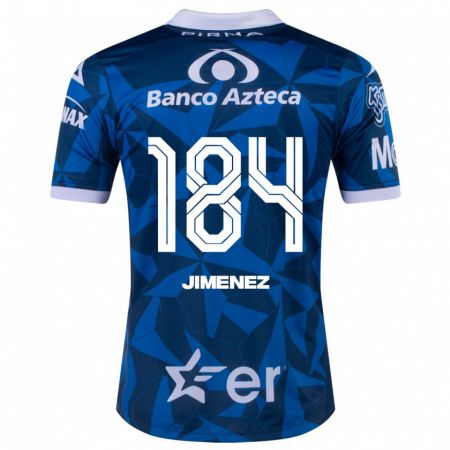Kandiny Hombre Camiseta Leonardo Jiménez #184 Azul 2ª Equipación 2023/24 La Camisa Chile