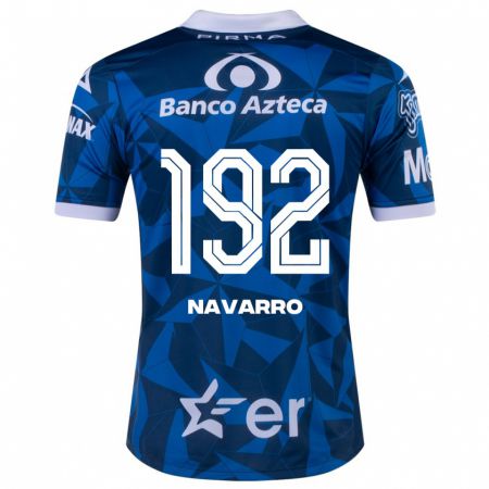 Kandiny Hombre Camiseta Eduardo Navarro #192 Azul 2ª Equipación 2023/24 La Camisa Chile