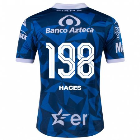 Kandiny Hombre Camiseta Daniel Haces #198 Azul 2ª Equipación 2023/24 La Camisa Chile