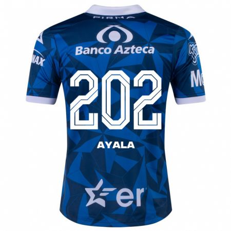 Kandiny Hombre Camiseta Diego Ayala #202 Azul 2ª Equipación 2023/24 La Camisa Chile