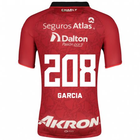 Kandiny Hombre Camiseta Ángel García #208 Rojo 2ª Equipación 2023/24 La Camisa Chile