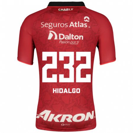 Kandiny Hombre Camiseta Óscar Hidalgo #232 Rojo 2ª Equipación 2023/24 La Camisa Chile