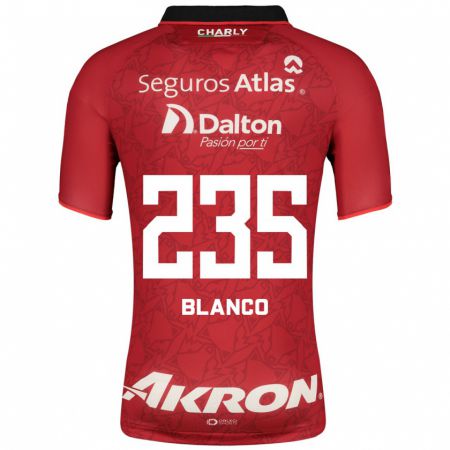 Kandiny Hombre Camiseta Luis Blanco #235 Rojo 2ª Equipación 2023/24 La Camisa Chile