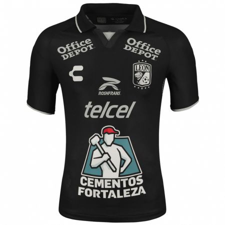 Kandiny Hombre Camiseta Youssef Ortiz #236 Negro 2ª Equipación 2023/24 La Camisa Chile