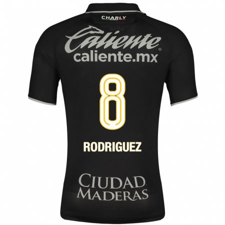 Kandiny Hombre Camiseta Iván Rodríguez #8 Negro 2ª Equipación 2023/24 La Camisa Chile