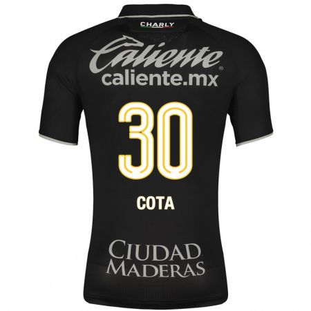 Kandiny Hombre Camiseta Rodolfo Cota #30 Negro 2ª Equipación 2023/24 La Camisa Chile