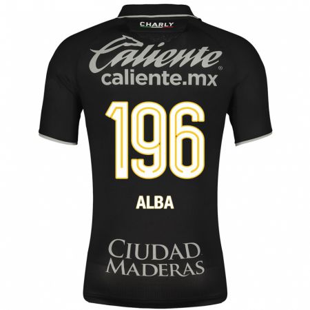 Kandiny Hombre Camiseta Óscar Alba #196 Negro 2ª Equipación 2023/24 La Camisa Chile