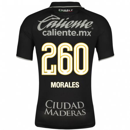 Kandiny Hombre Camiseta Daniel Morales #260 Negro 2ª Equipación 2023/24 La Camisa Chile