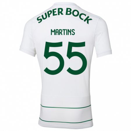 Kandiny Hombre Camiseta Carolina Martins #55 Blanco 2ª Equipación 2023/24 La Camisa Chile