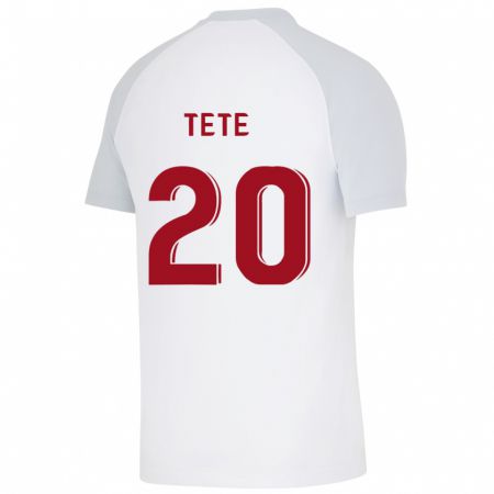Kandiny Hombre Camiseta Tetê #20 Blanco 2ª Equipación 2023/24 La Camisa Chile