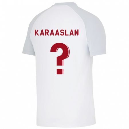 Kandiny Hombre Camiseta Ahmet Kerem Karaaslan #0 Blanco 2ª Equipación 2023/24 La Camisa Chile
