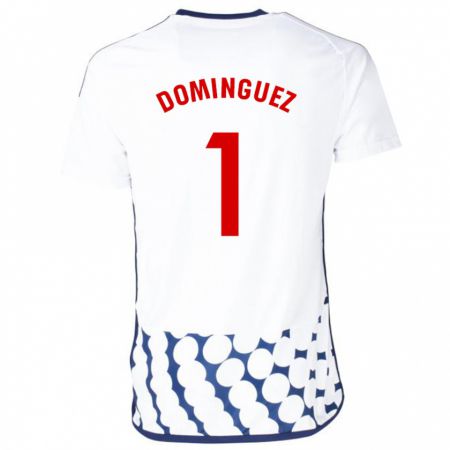 Kandiny Hombre Camiseta Iago Domínguez #1 Blanco 2ª Equipación 2023/24 La Camisa Chile