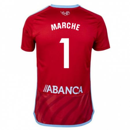 Kandiny Hombre Camiseta Agustín Marchesín #1 Rojo 2ª Equipación 2023/24 La Camisa Chile