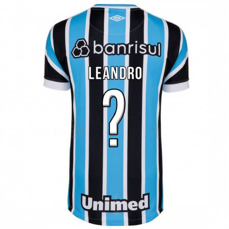 Kandiny Mujer Camiseta Leandro #0 Azul 1ª Equipación 2023/24 La Camisa Chile