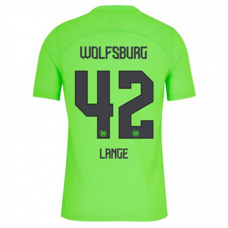 Kandiny Mujer Camiseta Felix Lange #42 Verde 1ª Equipación 2023/24 La Camisa Chile