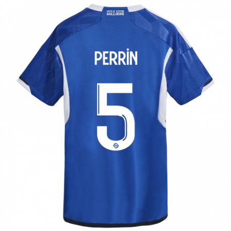Kandiny Mujer Camiseta Lucas Perrin #5 Azul 1ª Equipación 2023/24 La Camisa Chile