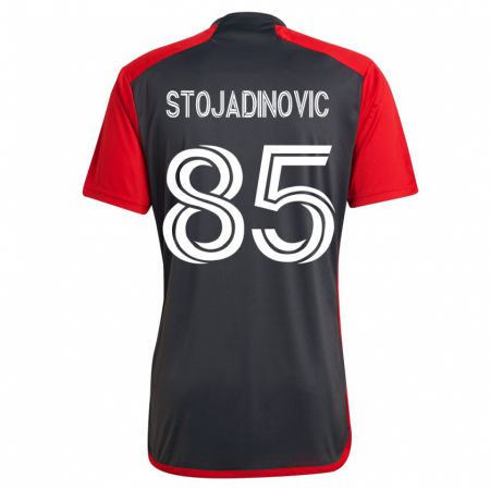 Kandiny Mujer Camiseta Marko Stojadinovic #85 Gris 1ª Equipación 2023/24 La Camisa Chile