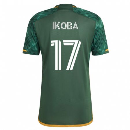Kandiny Mujer Camiseta Tega Ikoba #17 Verde 1ª Equipación 2023/24 La Camisa Chile