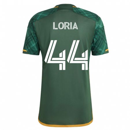 Kandiny Mujer Camiseta Marvin Loría #44 Verde 1ª Equipación 2023/24 La Camisa Chile