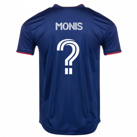 Kandiny Mujer Camiseta Alex Monis #0 Armada 1ª Equipación 2023/24 La Camisa Chile