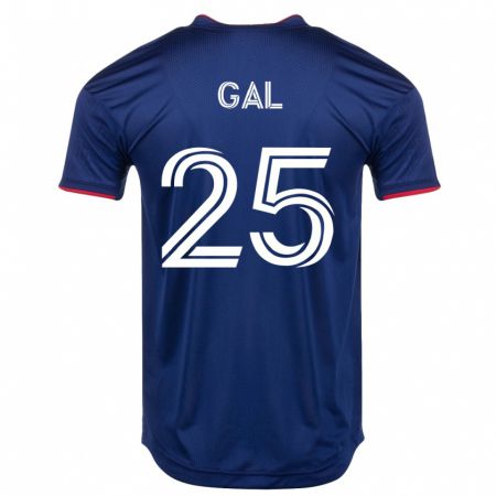 Kandiny Mujer Camiseta Jeff Gal #25 Armada 1ª Equipación 2023/24 La Camisa Chile