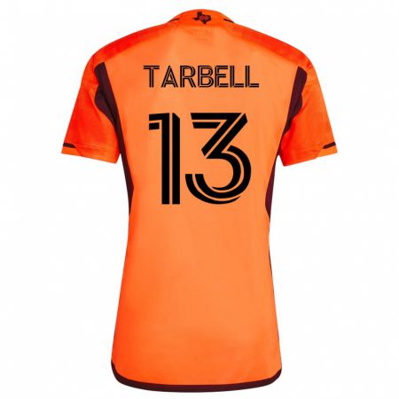 Kandiny Mujer Camiseta Andrew Tarbell #13 Naranja 1ª Equipación 2023/24 La Camisa Chile