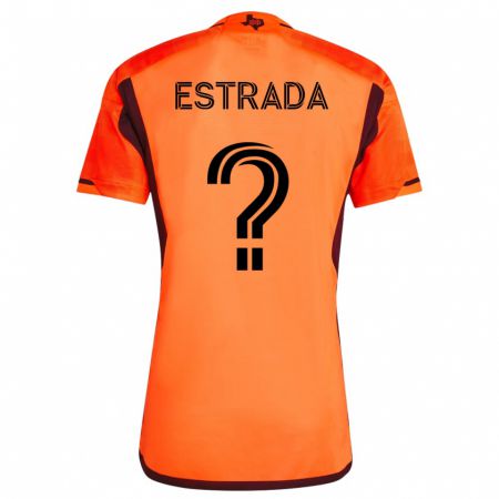 Kandiny Mujer Camiseta Jorge Estrada #0 Naranja 1ª Equipación 2023/24 La Camisa Chile