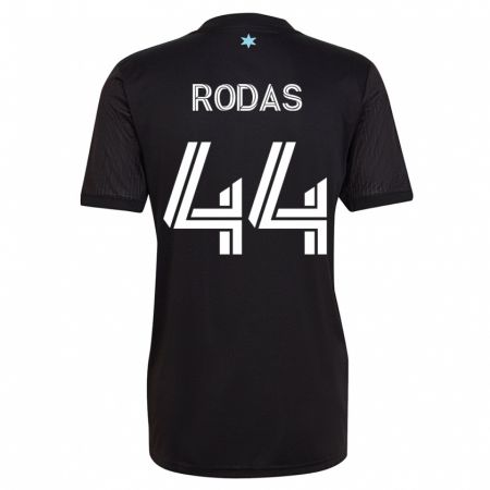 Kandiny Mujer Camiseta Geremy Rodas #44 Negro 1ª Equipación 2023/24 La Camisa Chile