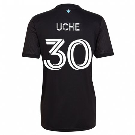 Kandiny Mujer Camiseta Cc Uche #30 Negro 1ª Equipación 2023/24 La Camisa Chile