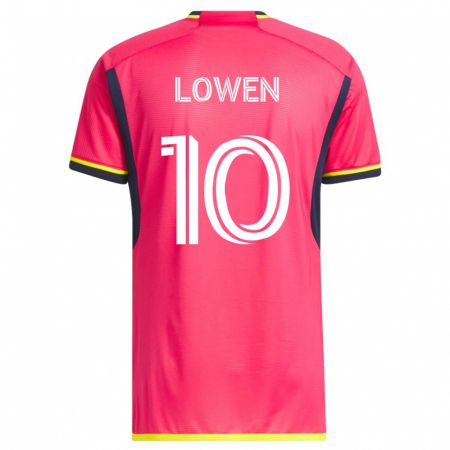 Kandiny Mujer Camiseta Eduard Löwen #10 Rosa 1ª Equipación 2023/24 La Camisa Chile