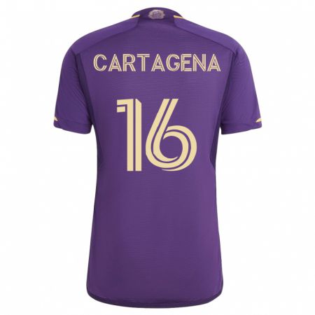Kandiny Mujer Camiseta Wilder Cartagena #16 Violeta 1ª Equipación 2023/24 La Camisa Chile