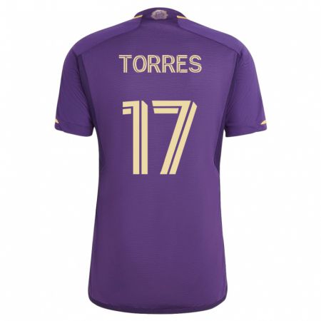 Kandiny Mujer Camiseta Facundo Torres #17 Violeta 1ª Equipación 2023/24 La Camisa Chile