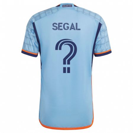 Kandiny Mujer Camiseta Gabriel Segal #0 Azul 1ª Equipación 2023/24 La Camisa Chile