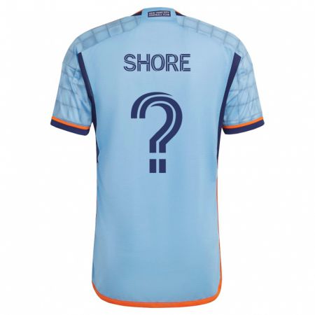 Kandiny Mujer Camiseta Jonathan Shore #0 Azul 1ª Equipación 2023/24 La Camisa Chile