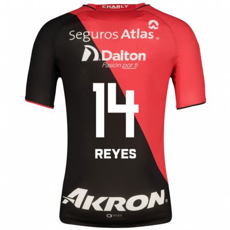 Kandiny Mujer Camiseta Luis Reyes #14 Negro 1ª Equipación 2023/24 La Camisa Chile