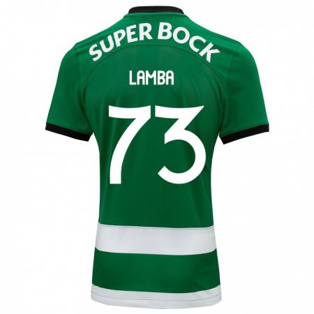 Kandiny Mujer Camiseta Chico Lamba #73 Verde 1ª Equipación 2023/24 La Camisa Chile