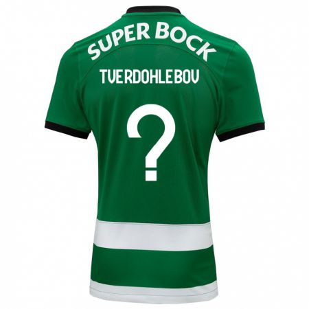 Kandiny Mujer Camiseta Alex Tverdohlebov #0 Verde 1ª Equipación 2023/24 La Camisa Chile