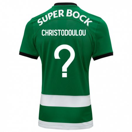 Kandiny Mujer Camiseta Argyris Christodoulou #0 Verde 1ª Equipación 2023/24 La Camisa Chile