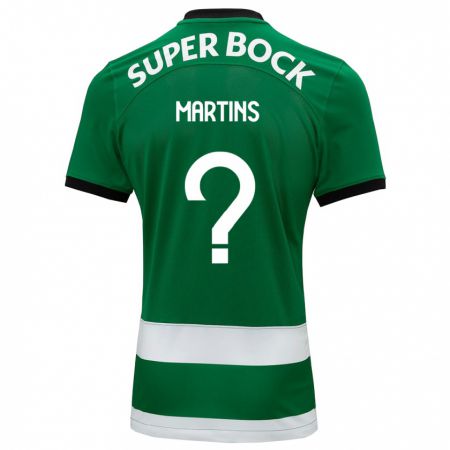 Kandiny Mujer Camiseta Diogo Martins #0 Verde 1ª Equipación 2023/24 La Camisa Chile