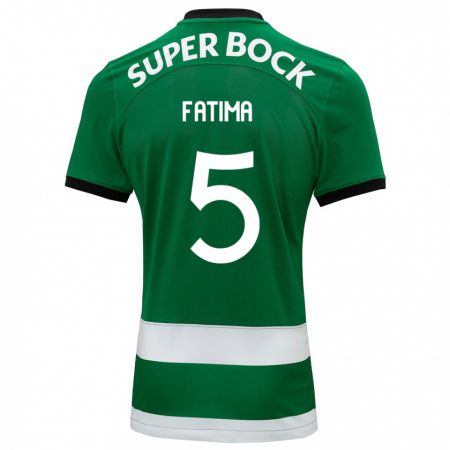 Kandiny Mujer Camiseta Francisca Fatima Aquino Dutra #5 Verde 1ª Equipación 2023/24 La Camisa Chile